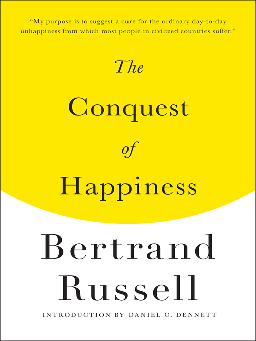 Title details for The Conquest of Happiness by Bertrand Russell - Wait list